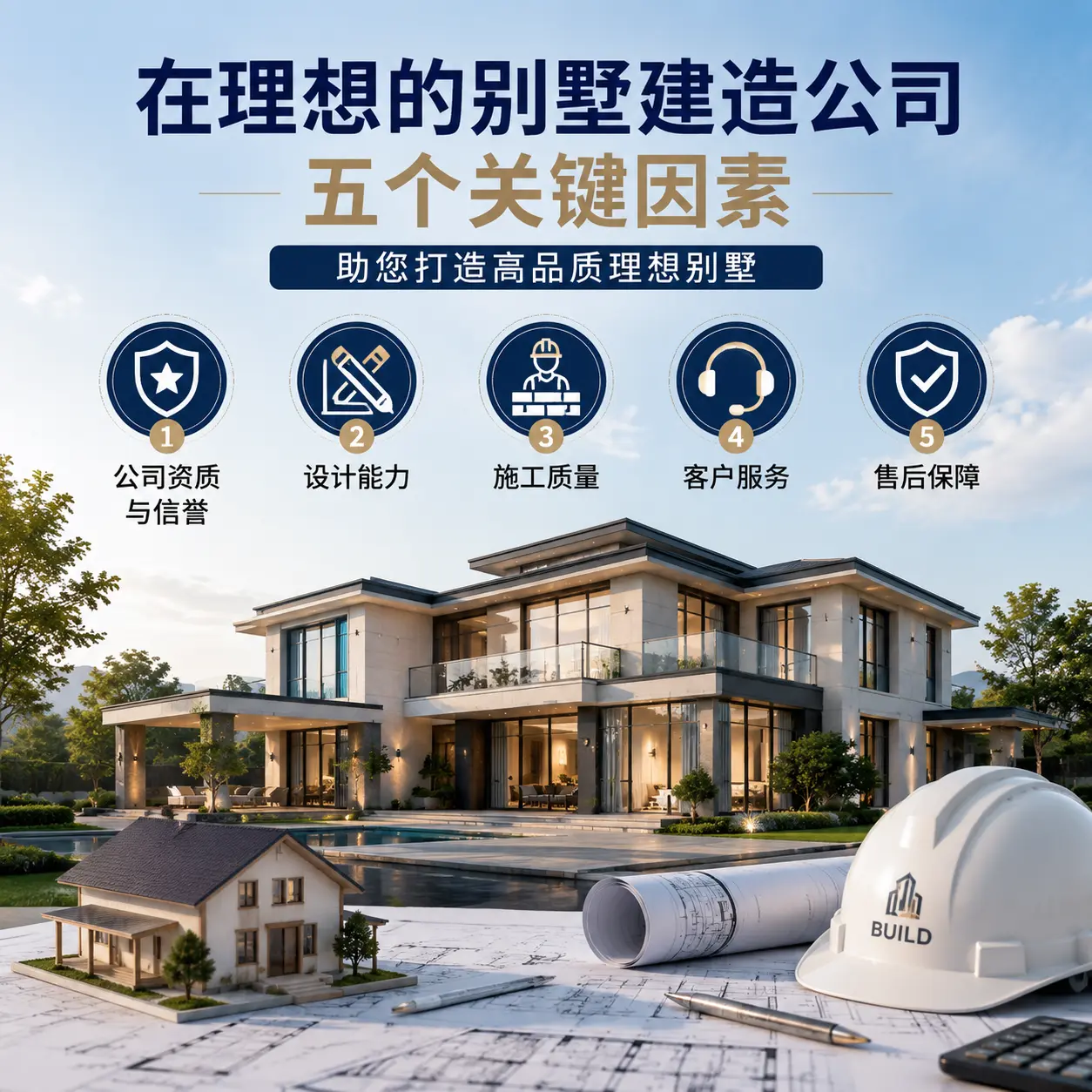 在 汇川 找到理想别墅建造公司的五个关键因素