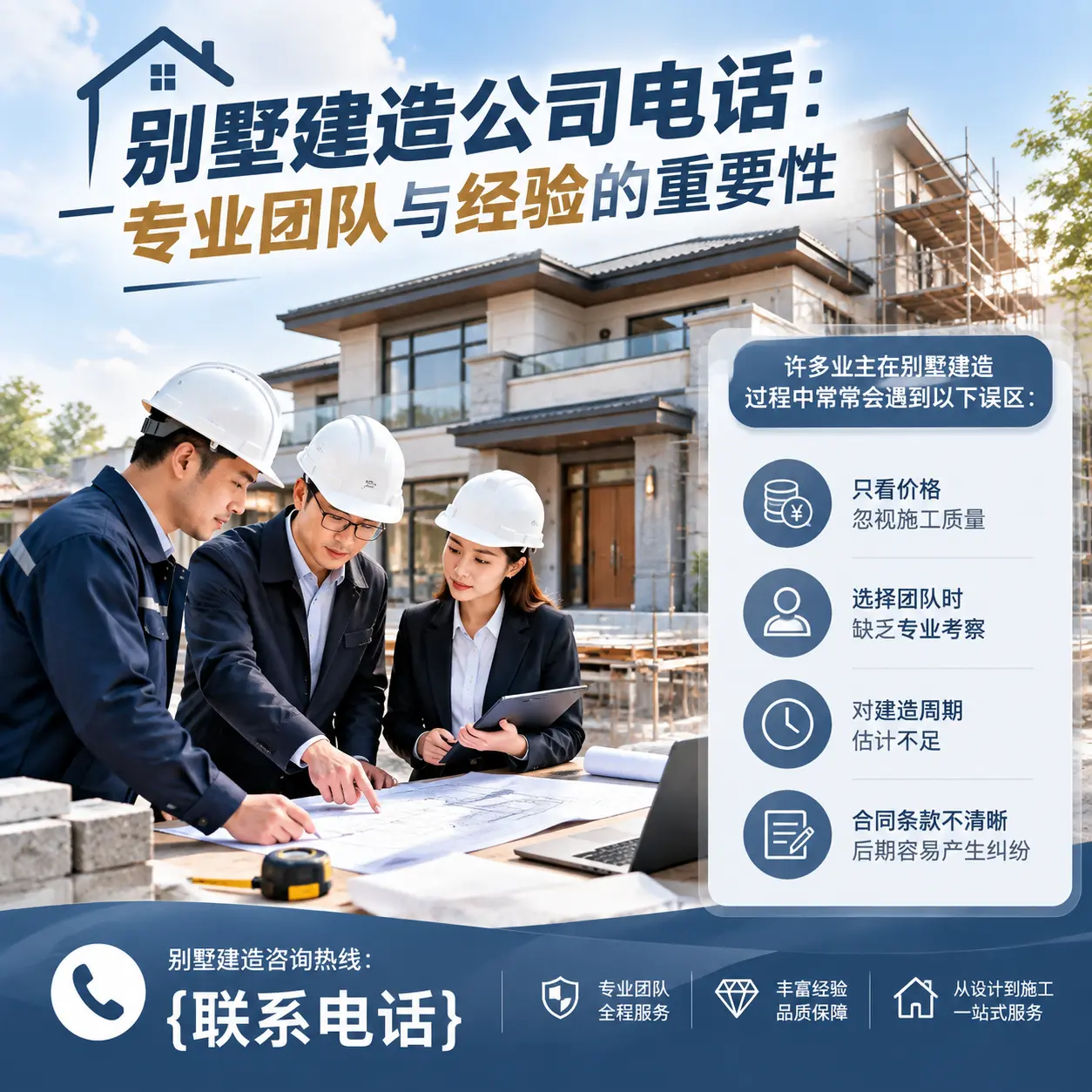 汇川别墅建造公司电话：专业团队与经验的重要性