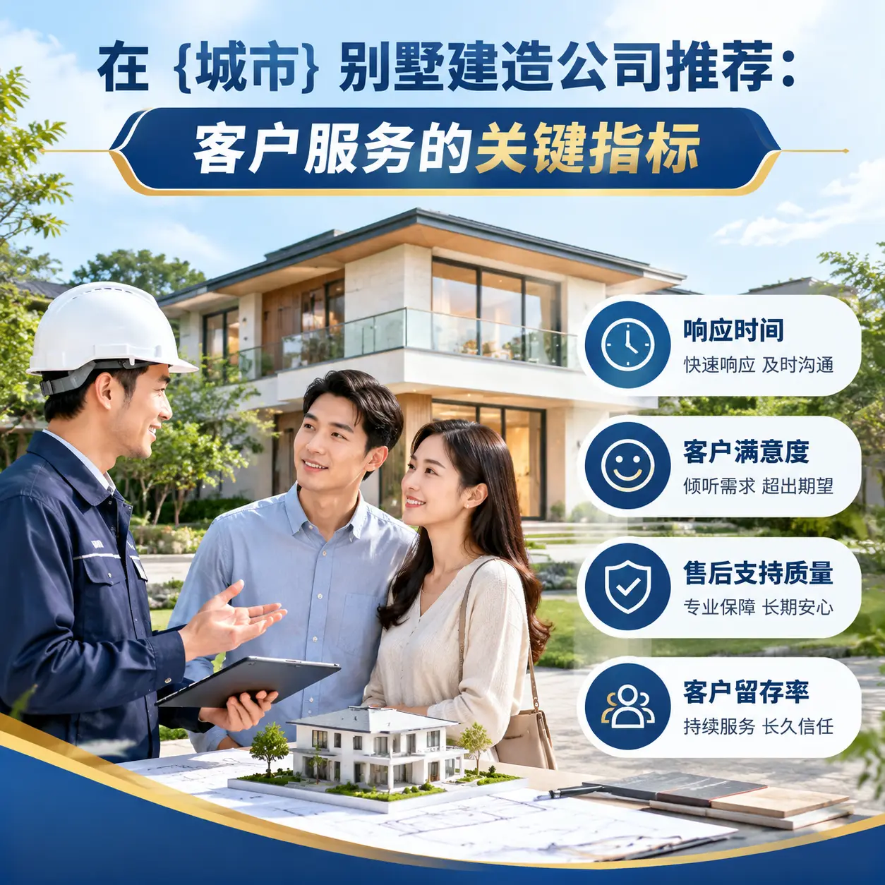在 汇川 别墅建造公司推荐:客户服务的关键指标