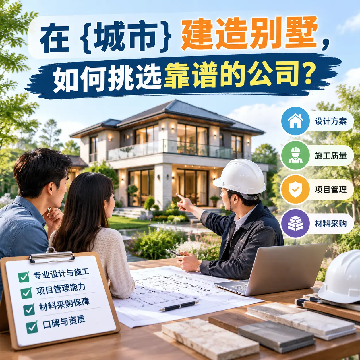 在 汇川 建造别墅,如何挑选靠谱的公司?