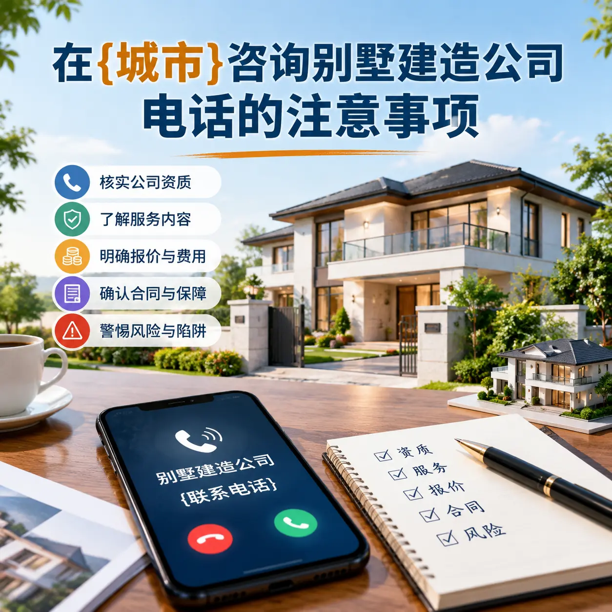 在汇川咨询别墅建造公司电话的注意事项