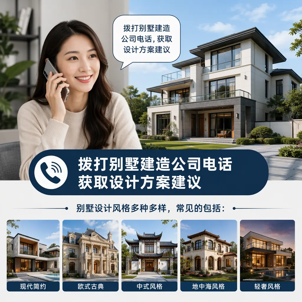 拨打汇川别墅建造公司电话,获取设计方案建议