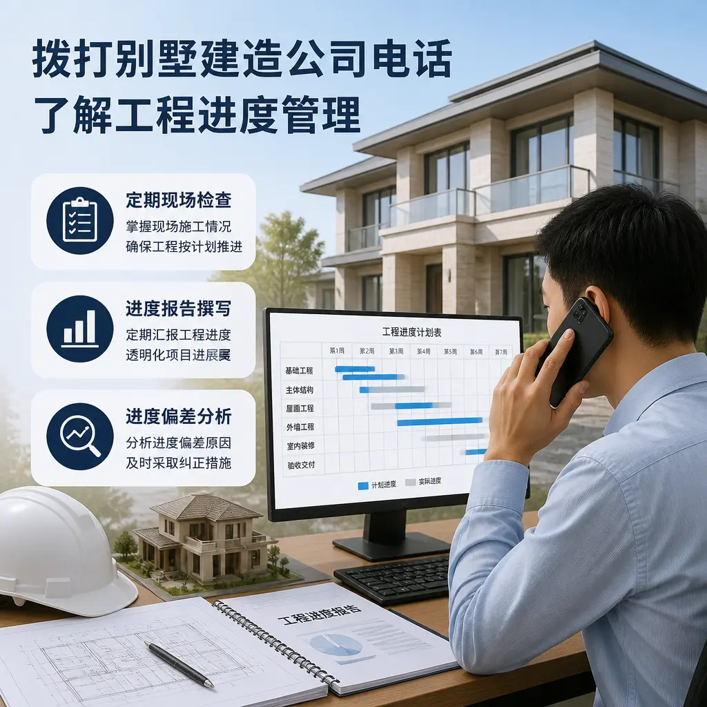 拨打汇川别墅建造公司电话,了解工程进度管理