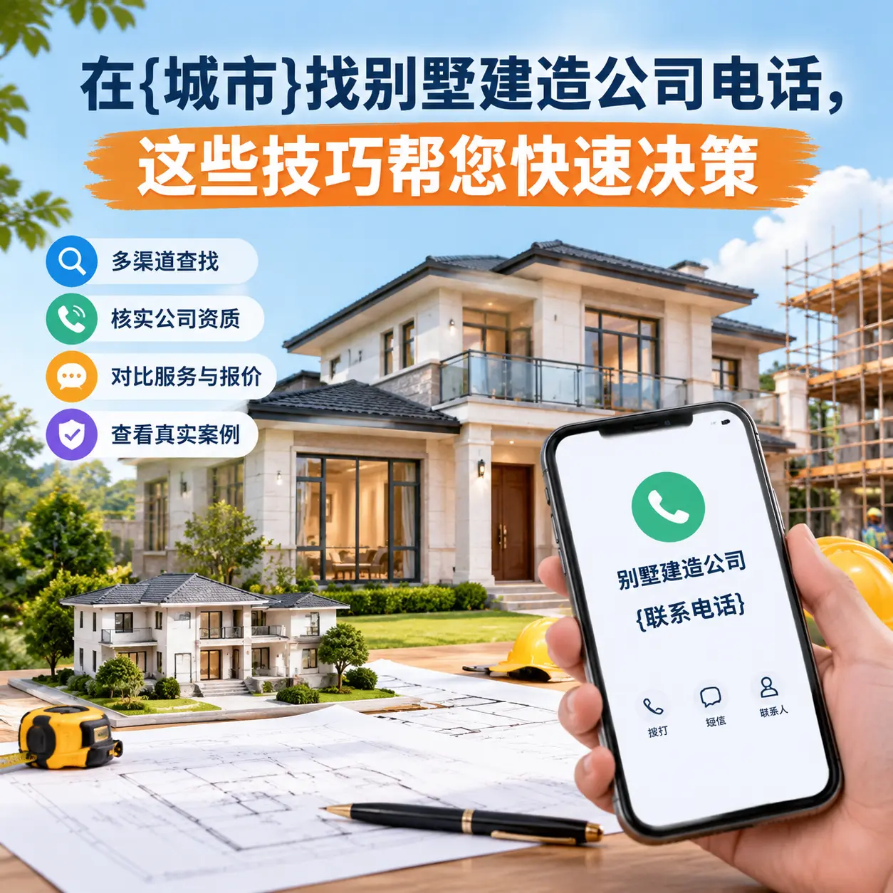 在汇川找别墅建造公司电话，这些技巧帮您快速决策