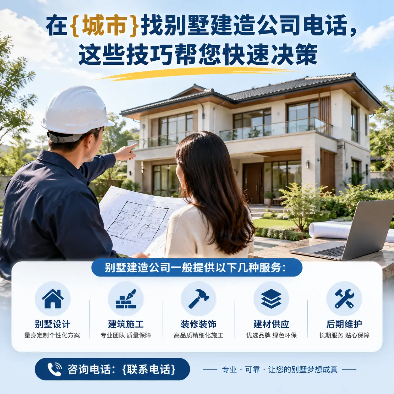 在汇川找别墅建造公司电话，这些技巧帮您快速决策