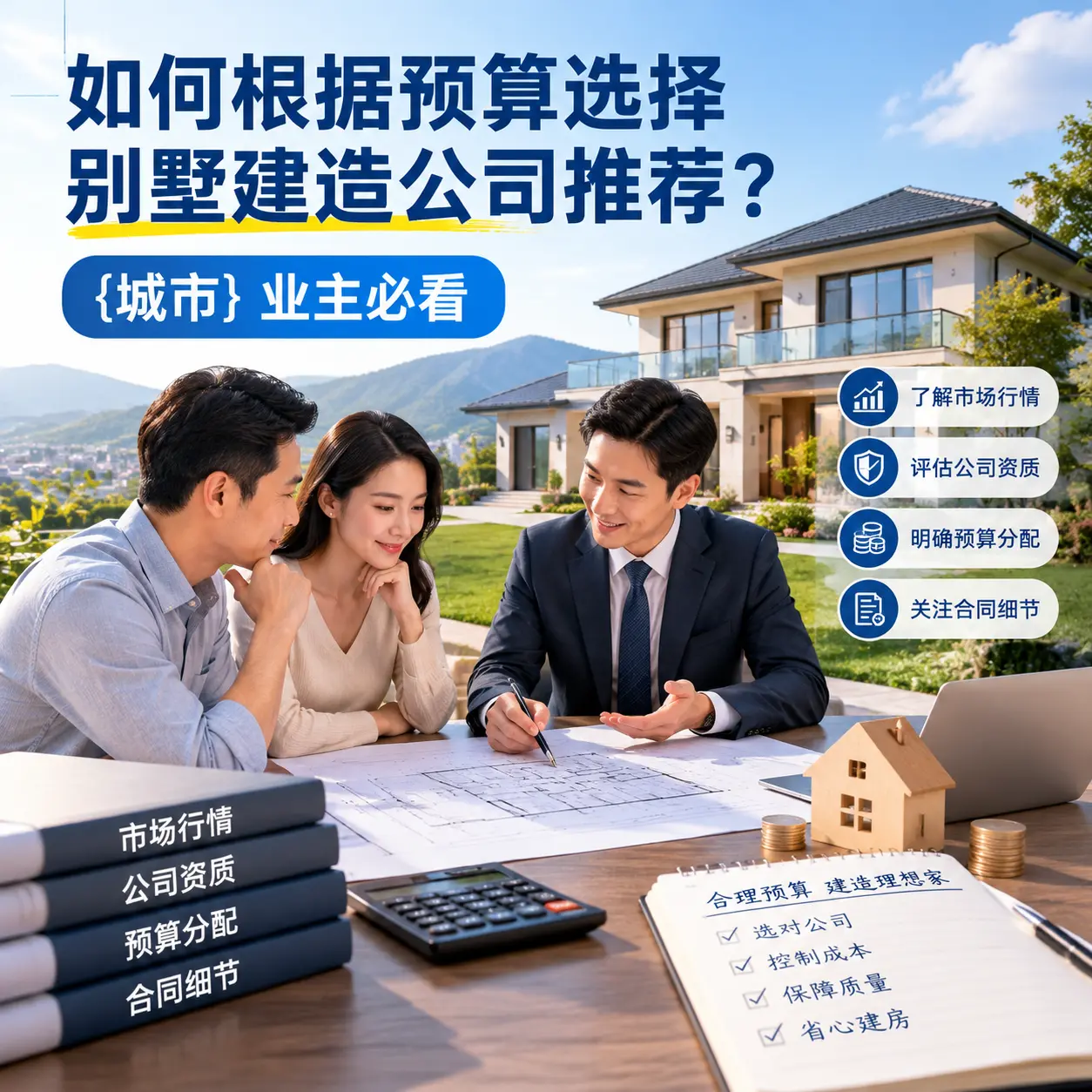 如何根据预算选择别墅建造公司推荐？ 汇川 业主必看