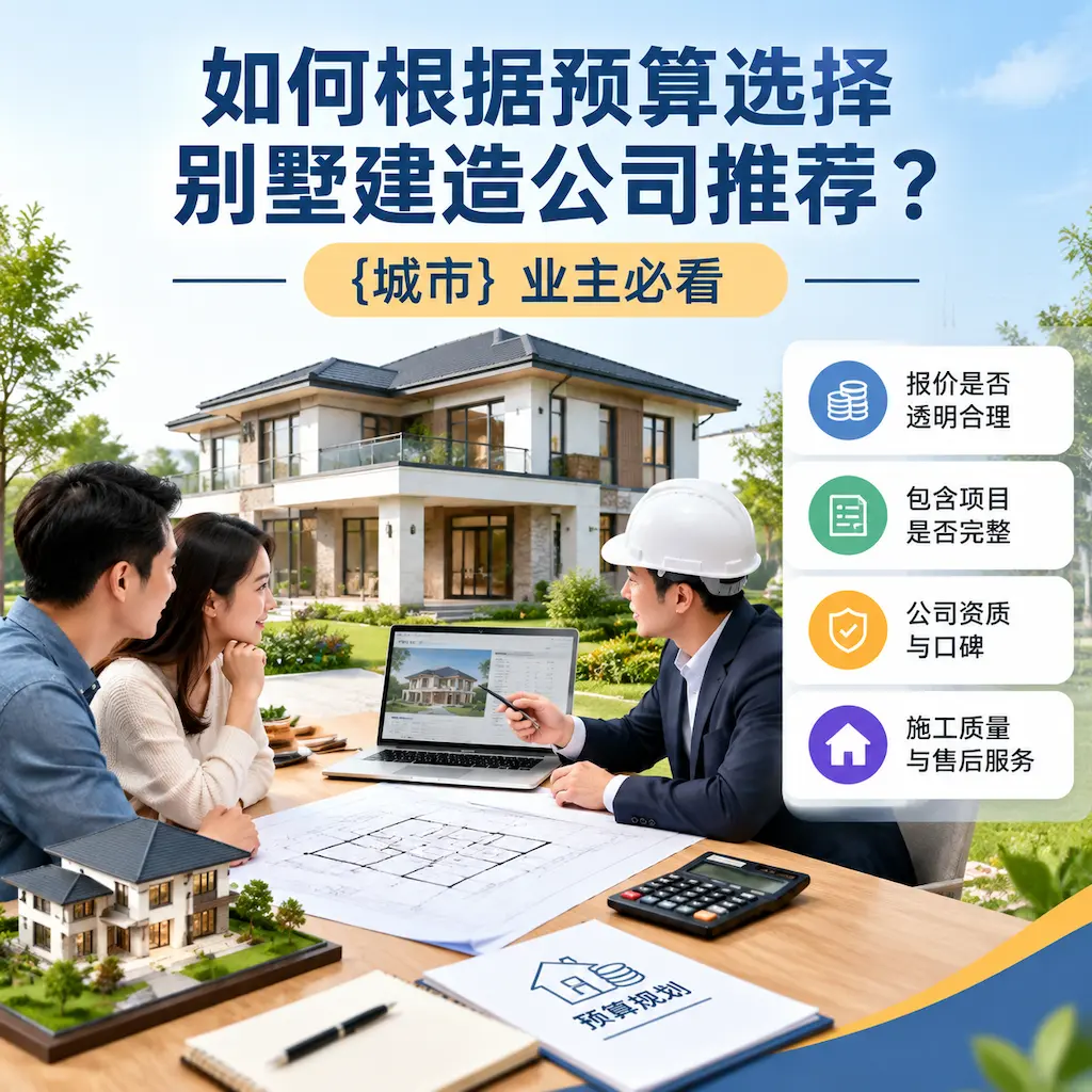 如何根据预算选择别墅建造公司推荐？ 汇川 业主必看
