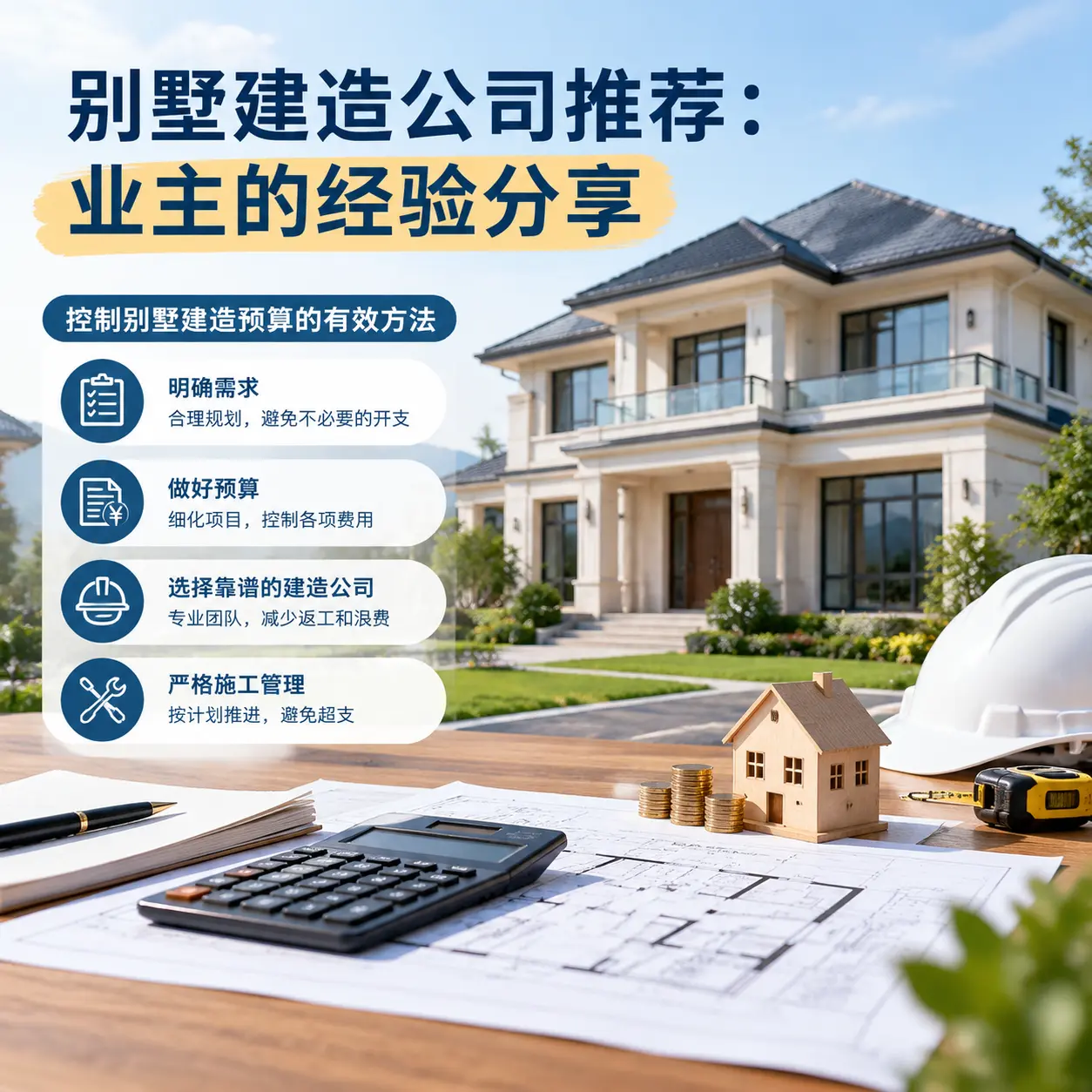 别墅建造公司推荐： 汇川 业主的经验分享