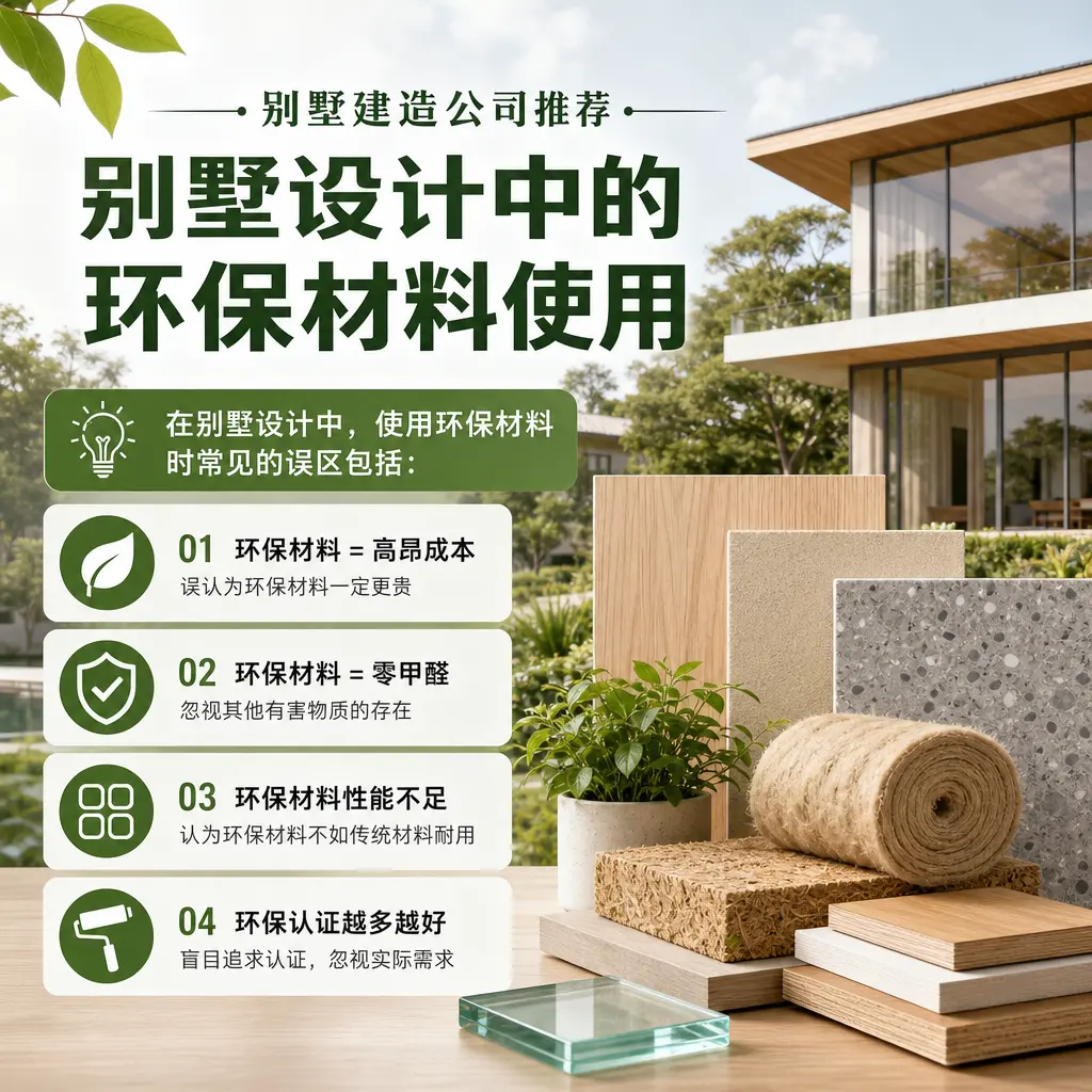 别墅建造公司推荐: 汇川 别墅设计中的环保材料使用