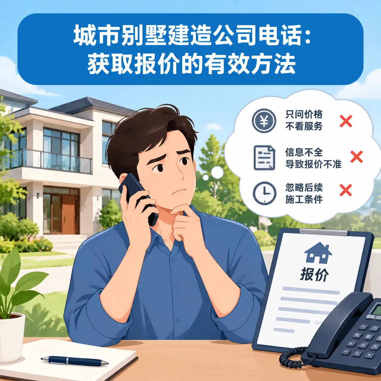 汇川别墅建造公司电话:获取报价的有效方法