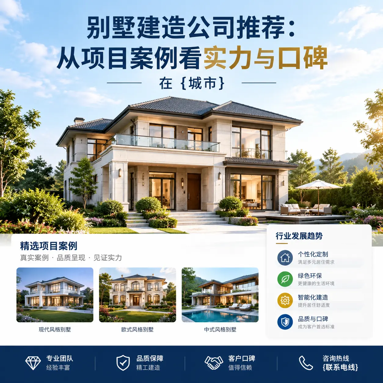 别墅建造公司推荐:从项目案例看实力与口碑在 汇川