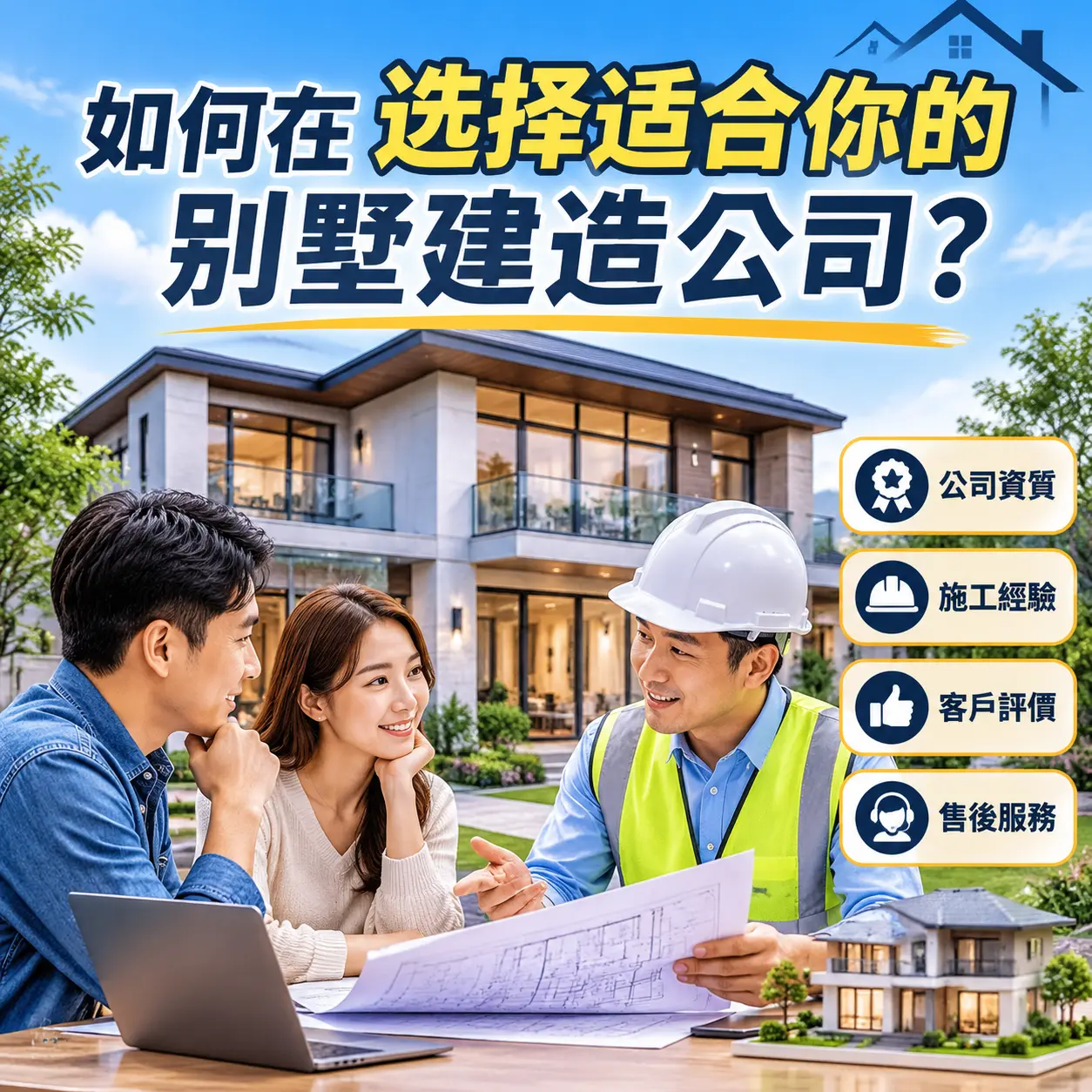 如何在 汇川 选择适合你的别墅建造公司？