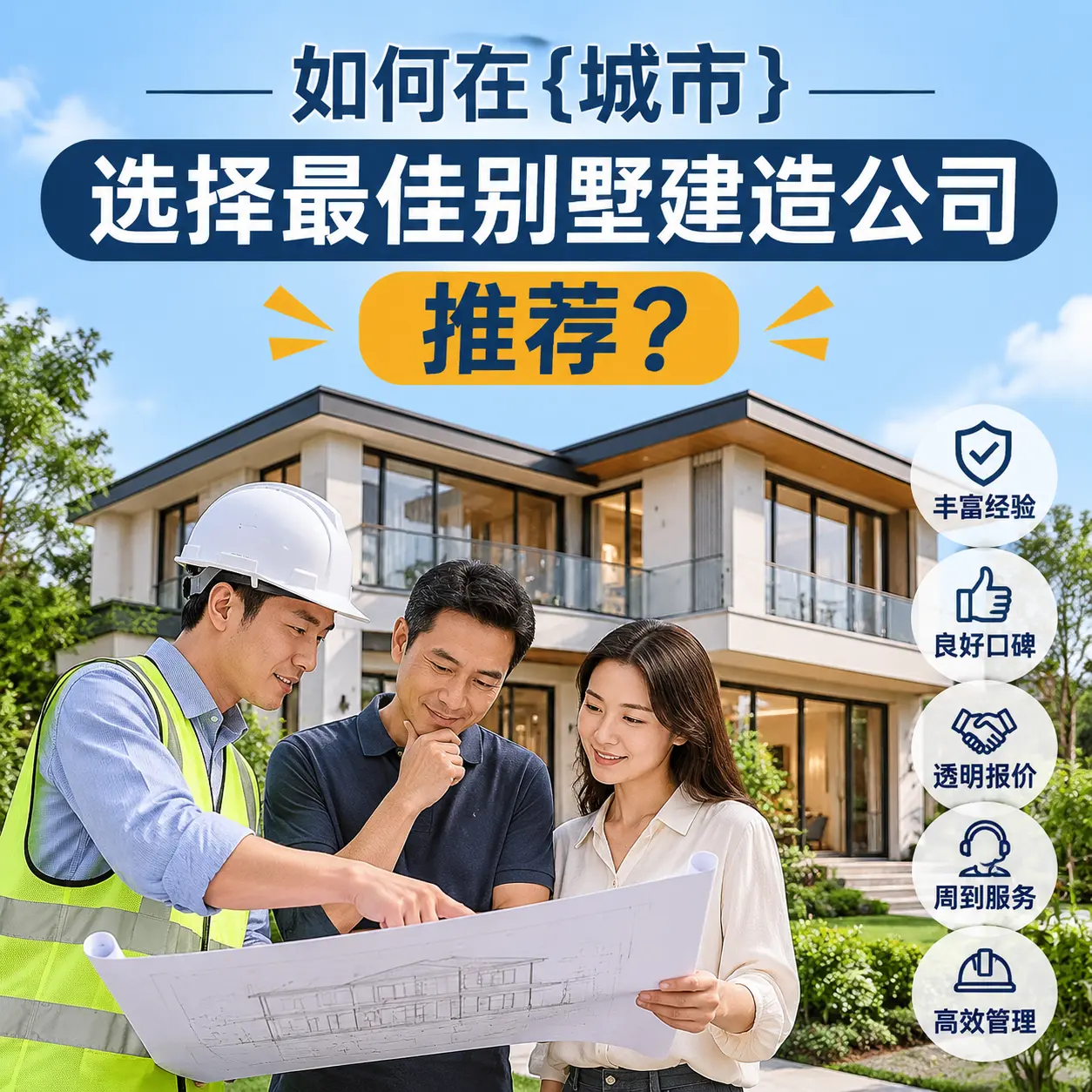 如何在 汇川 选择最佳别墅建造公司推荐？